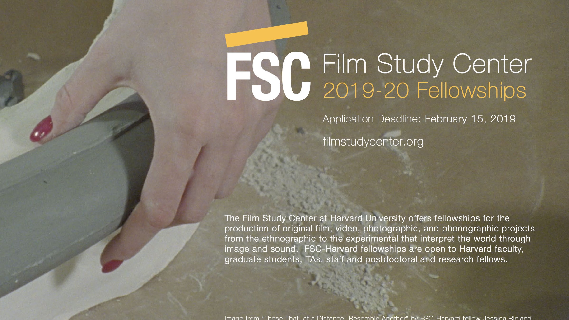 FSC Fellowship Open Call Poster