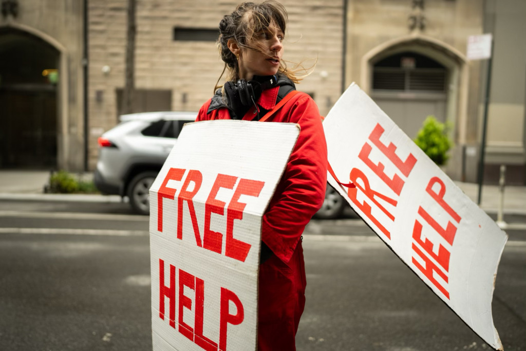 Still from Free Help